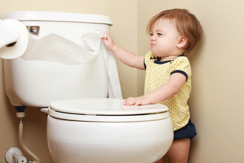 توالت کودک آموزش برای استفاده از توالت