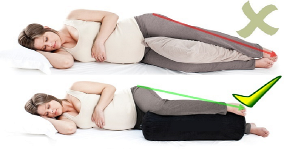 مدل صحیح خوابیدن زن باردار