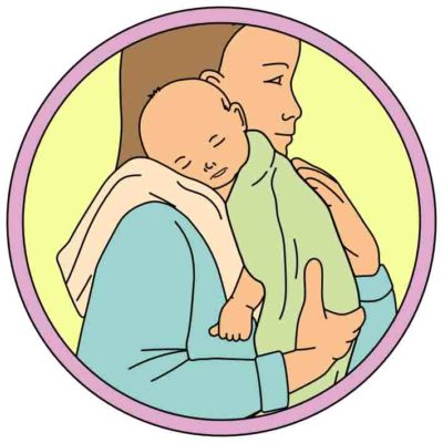 آروغ زدن نوزاد