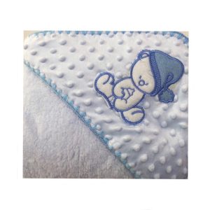 پتو نوزادی خرسی سایز 95x93 سانتیمتر