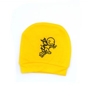 ست سرهمی و کلاه نوزادی مدل زنبور کد 510