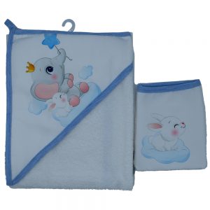 ست 2 تکه حوله نوزادی مادرکر