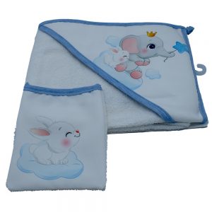 ست 2 تکه حوله نوزادی مادرکر