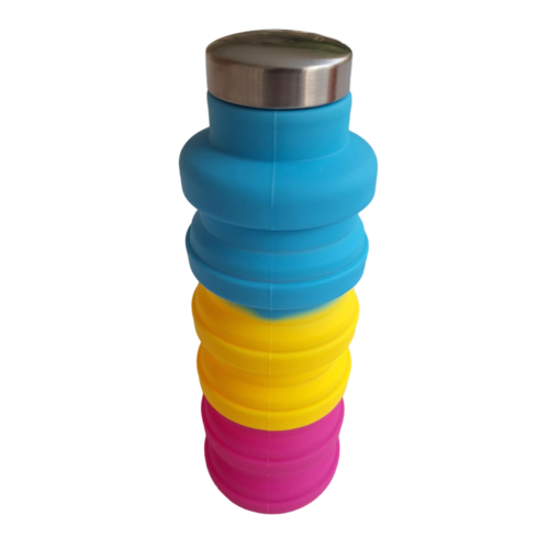 قمقمه سیلیکونی ظرفیت ۰.۵ لیتر قمقمه سیلیکونی ظرفیت ۰.۵ لیتر